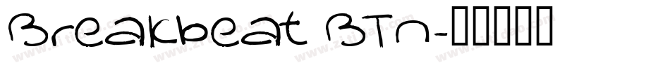 Breakbeat BTN字体转换